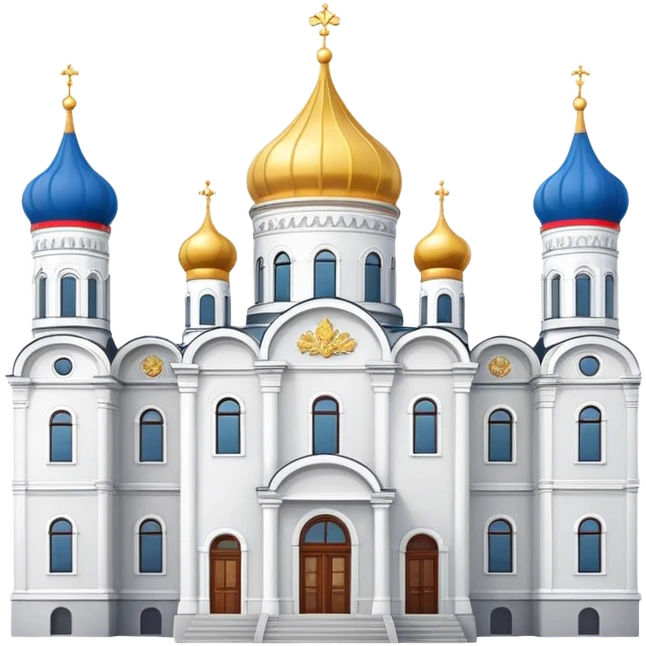 Russia building.  looks realistic. Not a painting, just a building emoji