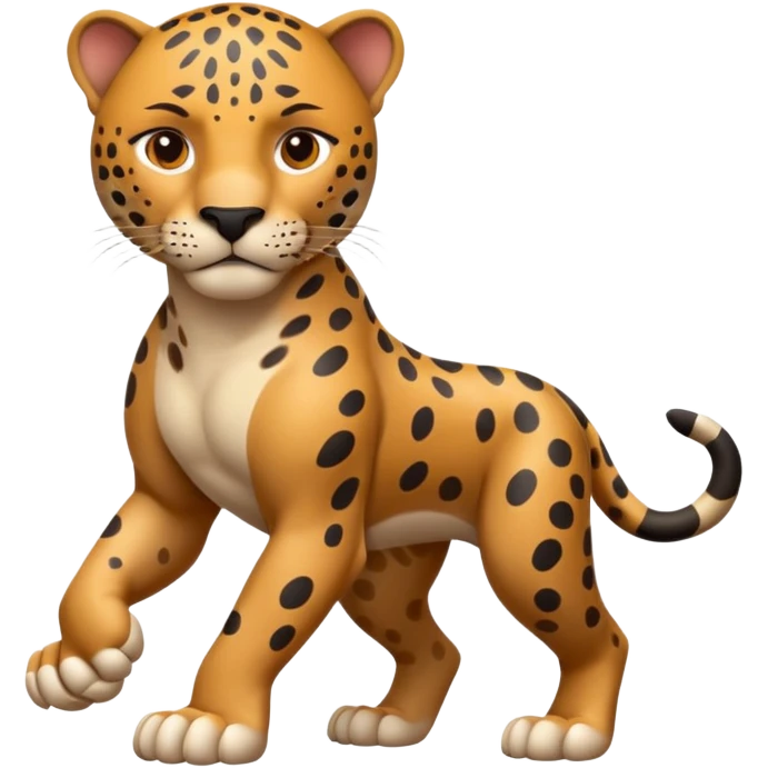 Jaguar grown four legs emoji