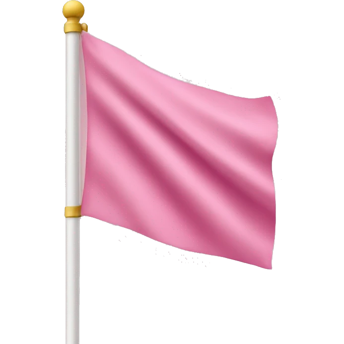 Pink flag emoji