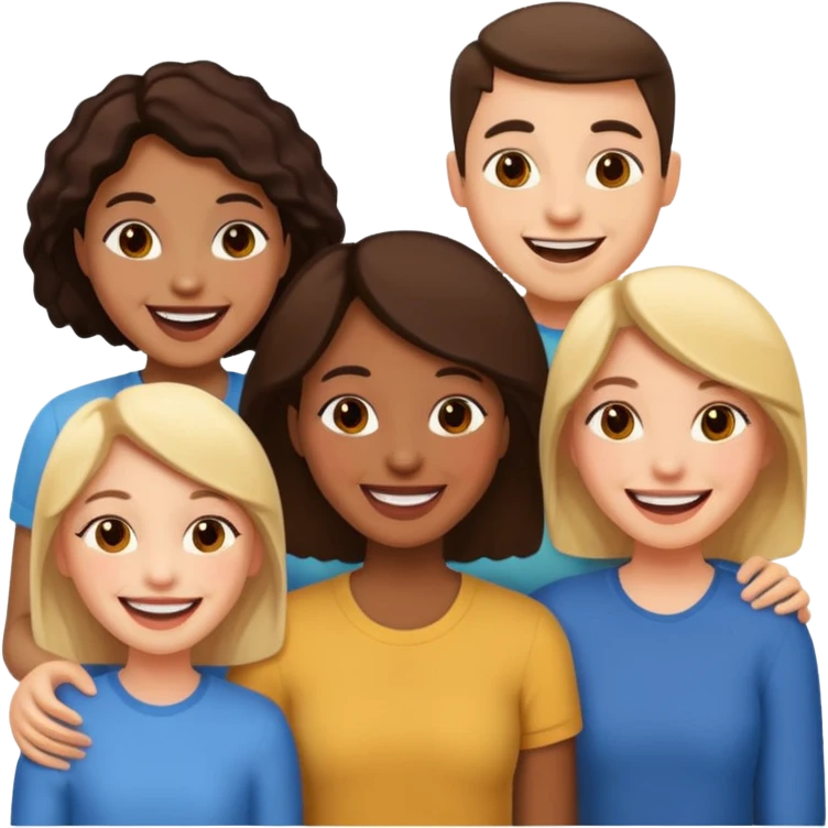 Friends talking emoji