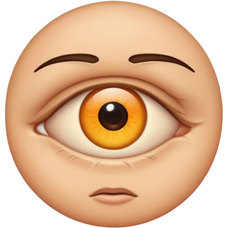 one eye emoji