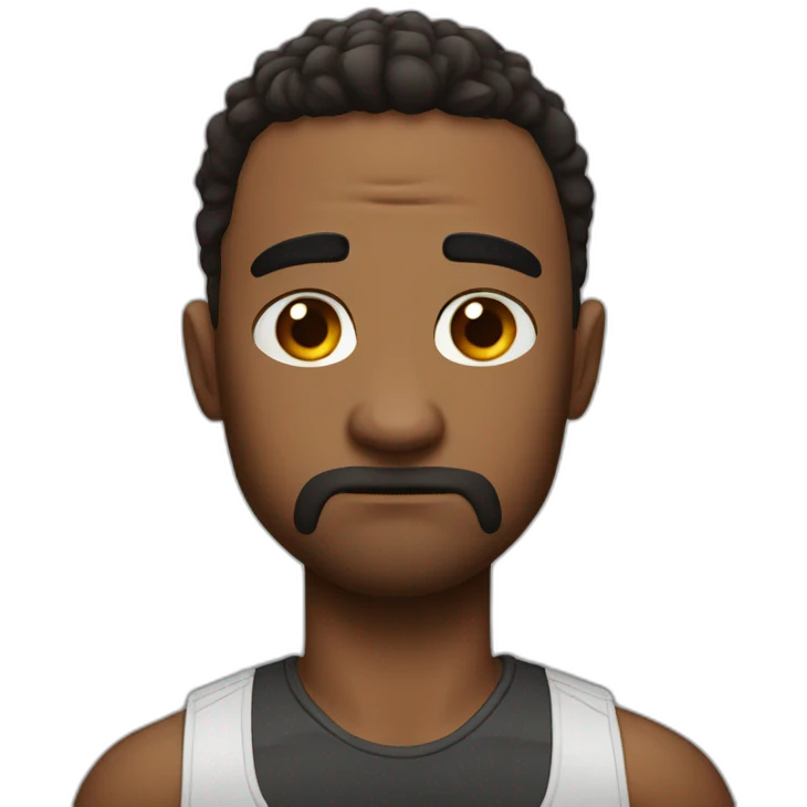 sad gym bro emoji