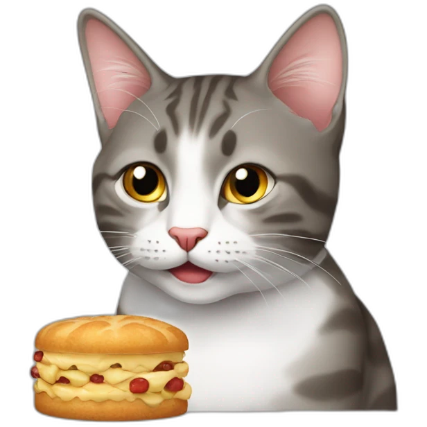 à réd cat Who eat à mathématics teacher emoji