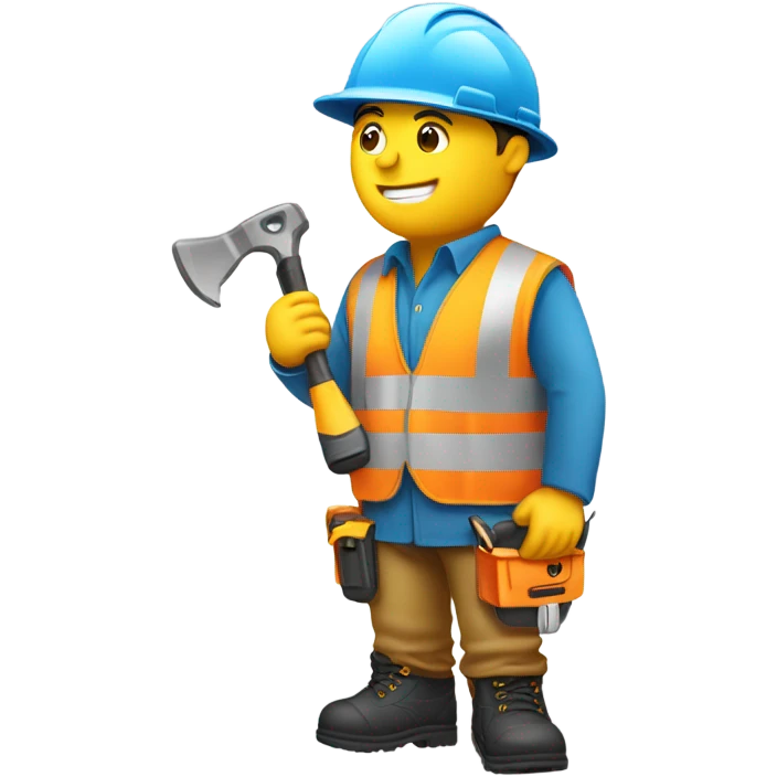Construction worker  emoji