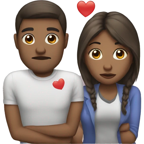 break-up couple emoji