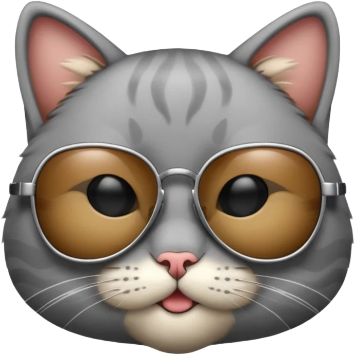 Cat wearing sunglasses emoji