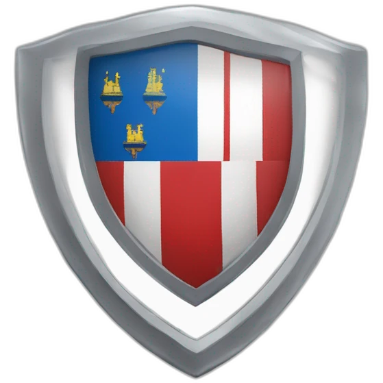 Bandera con el escudo del club de fultbol estufiantes de la plata emoji