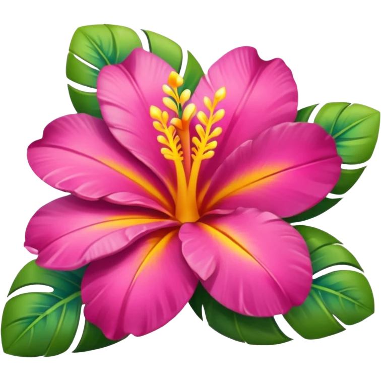 Flor hawaiana emoji