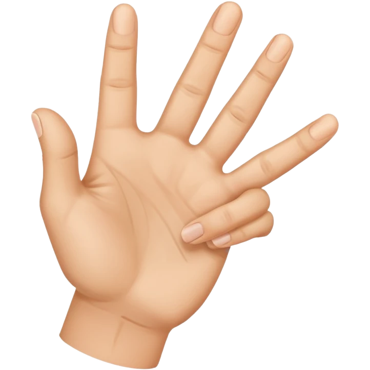 hand with index finger raised emoji