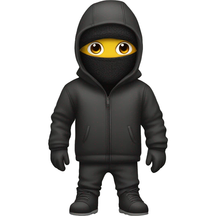 robber in a ski madk emoji