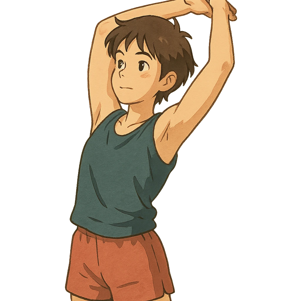 person stretching before a workout emoji