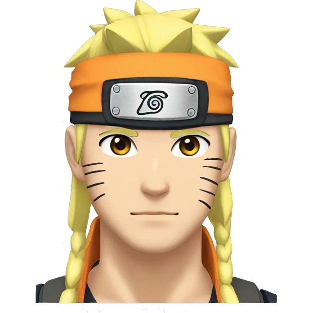 Naruto no forehead band emoji
