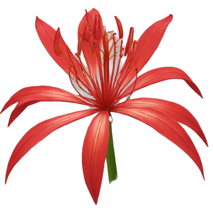 red spider lily emoji