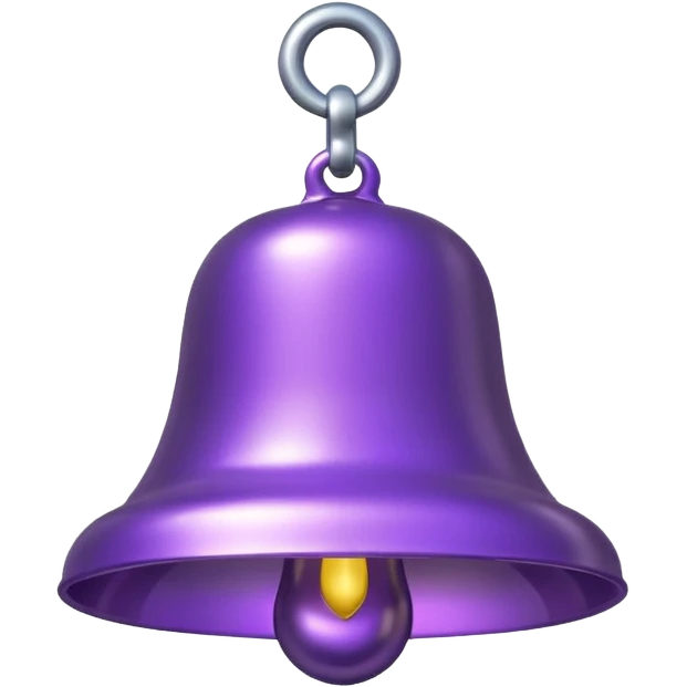 purple bell emoji
