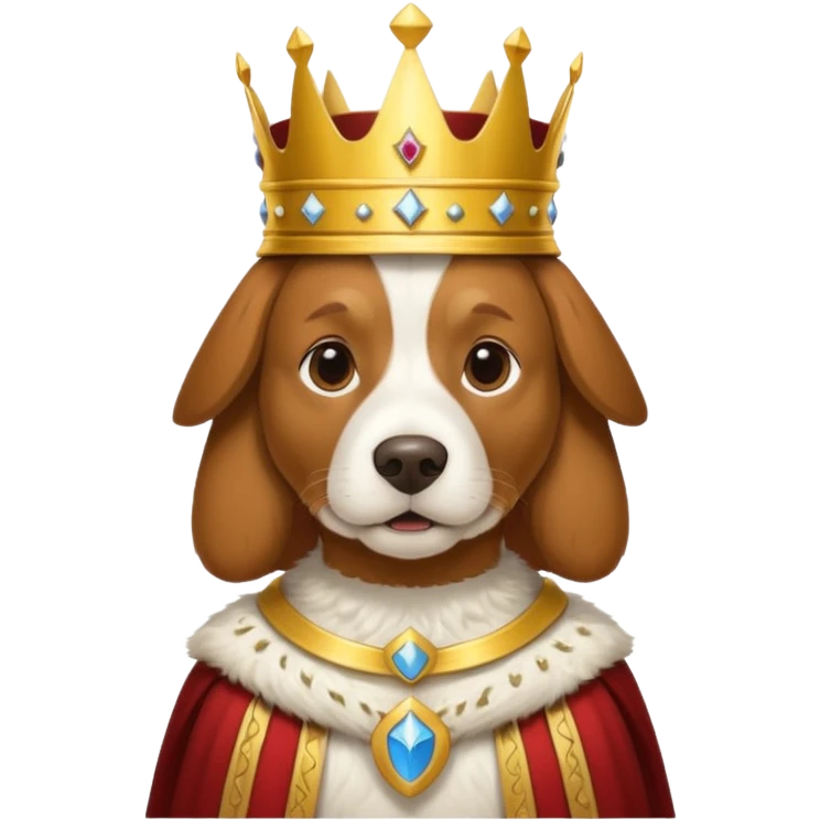 Dog as King Arthur emoji