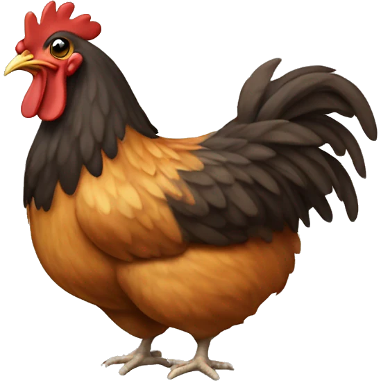 Chicken poop emoji