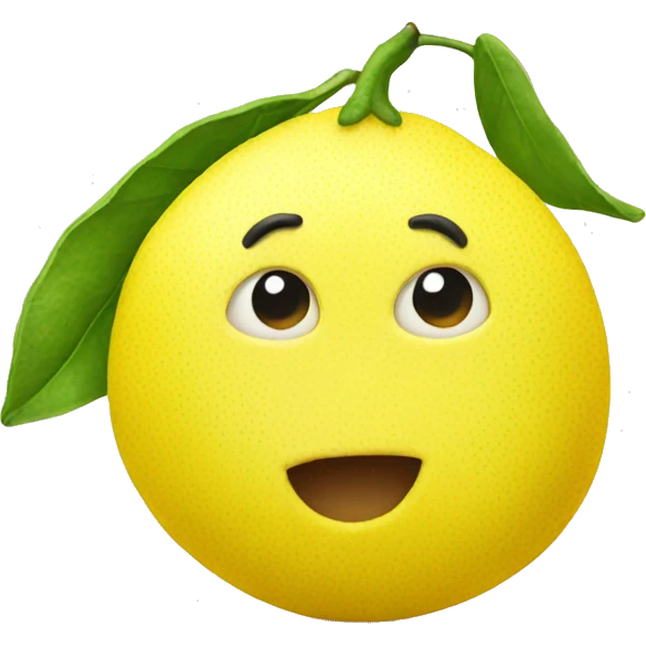 Lemon emoji