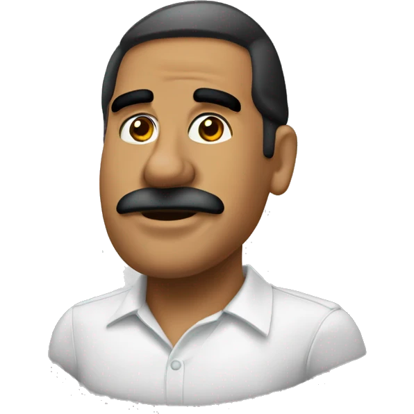 Maduro disfrazado de navidad emoji