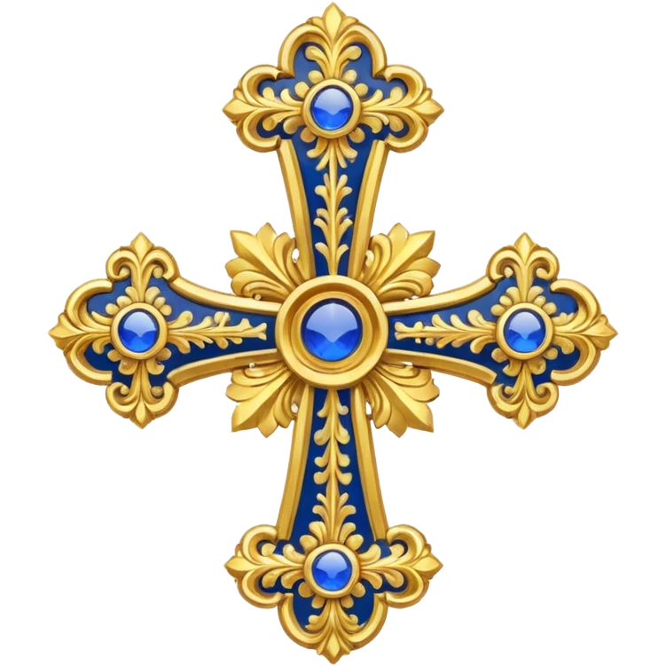 Russian Empire cross emoji