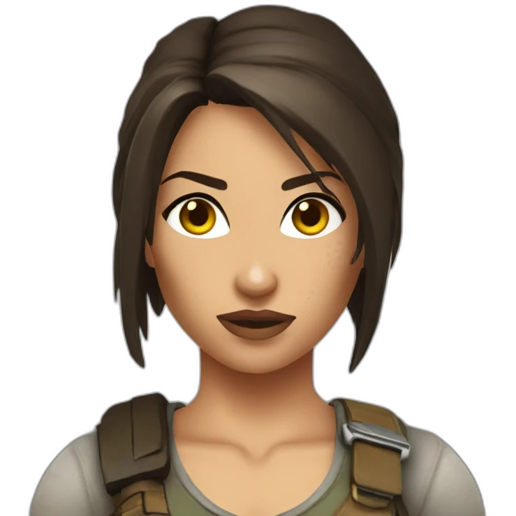 Lara croft emoji