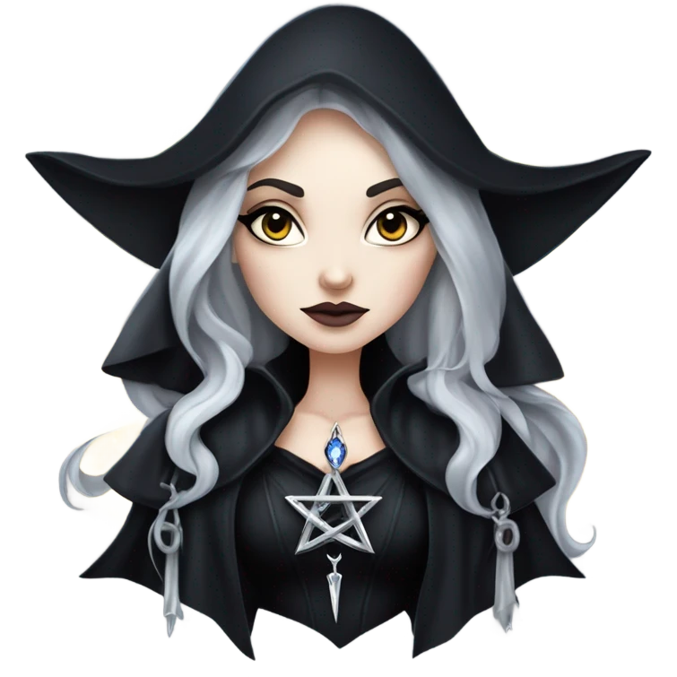Gothic witch emoji