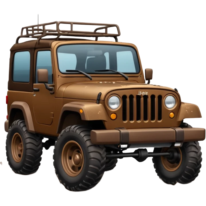 brown jeep emoji
