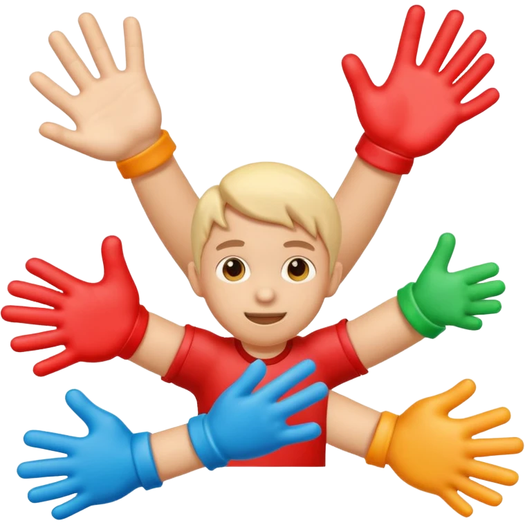 kids gamertap hand  icons 3d  emoji