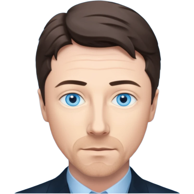 Aiden Gillen with blue eyes emoji