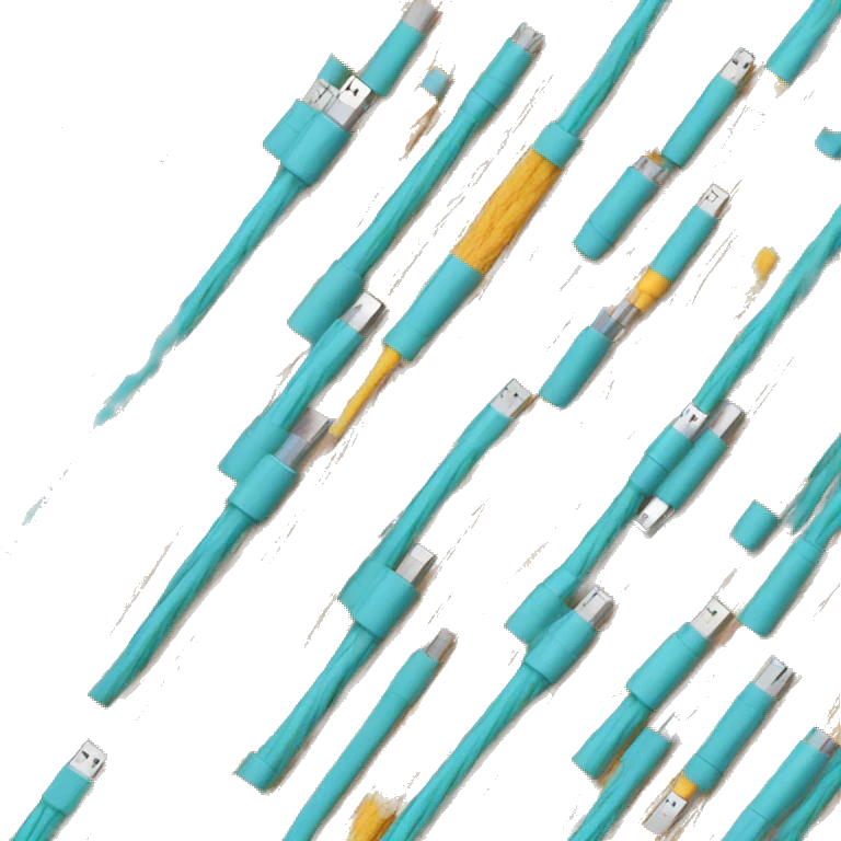 A lot of Unorganized usb cables emoji