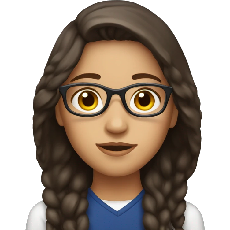 Brunette girl with a redbull emoji