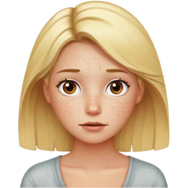 Blonde woman being impatient emoji