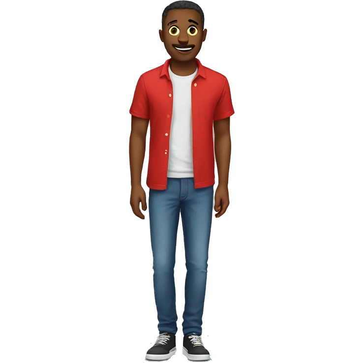 red  t-shirt only emoji