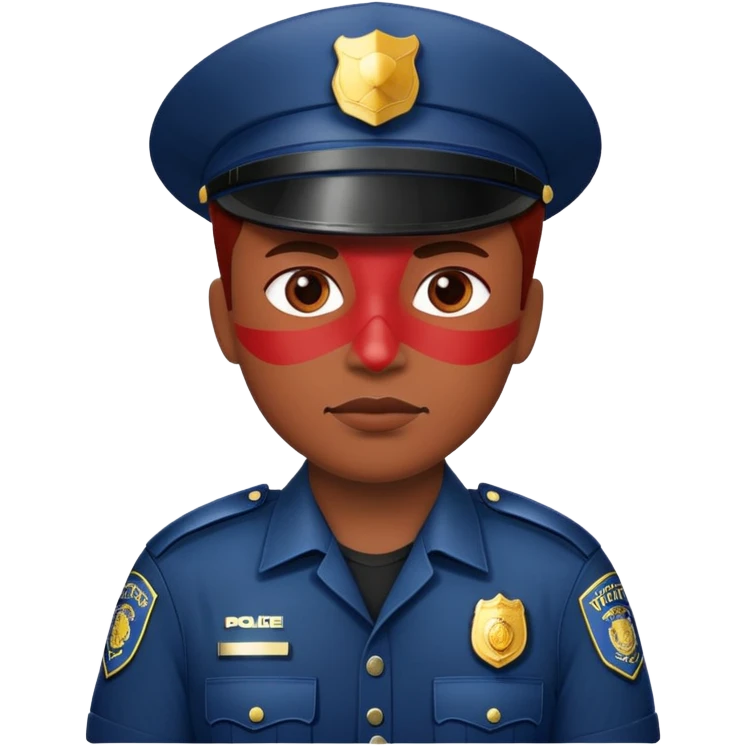 👮 red emoji
