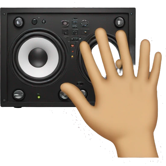 Hi fi hands emoji