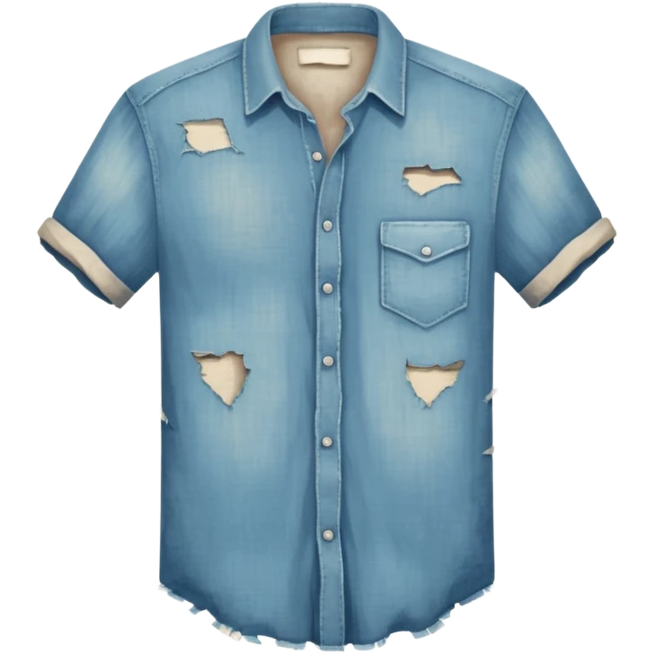 vintage Torn shirt emoji