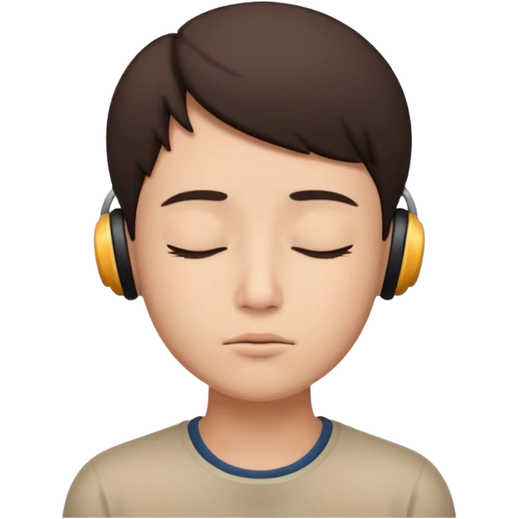 where and when listening emoji