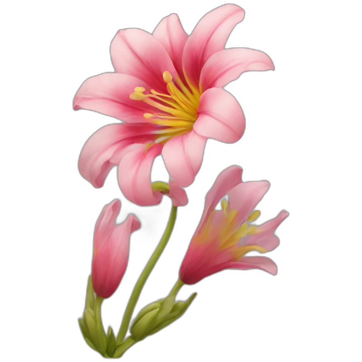 De espinas nasen flores de colores emoji