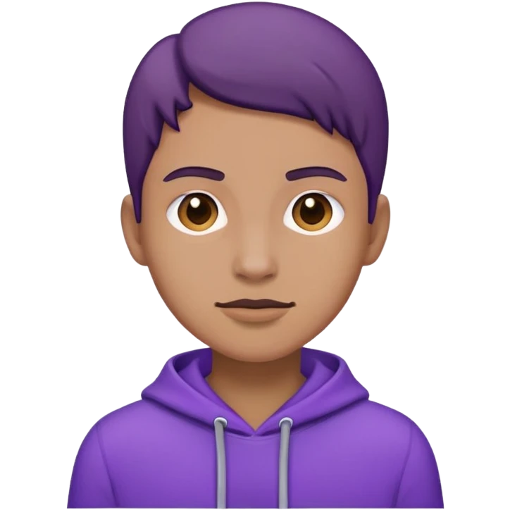 Purple gay emoji