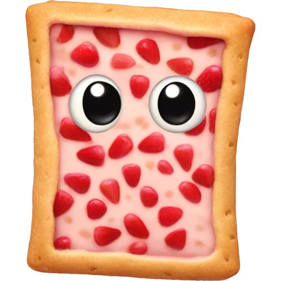 Strawberry poptart emoji