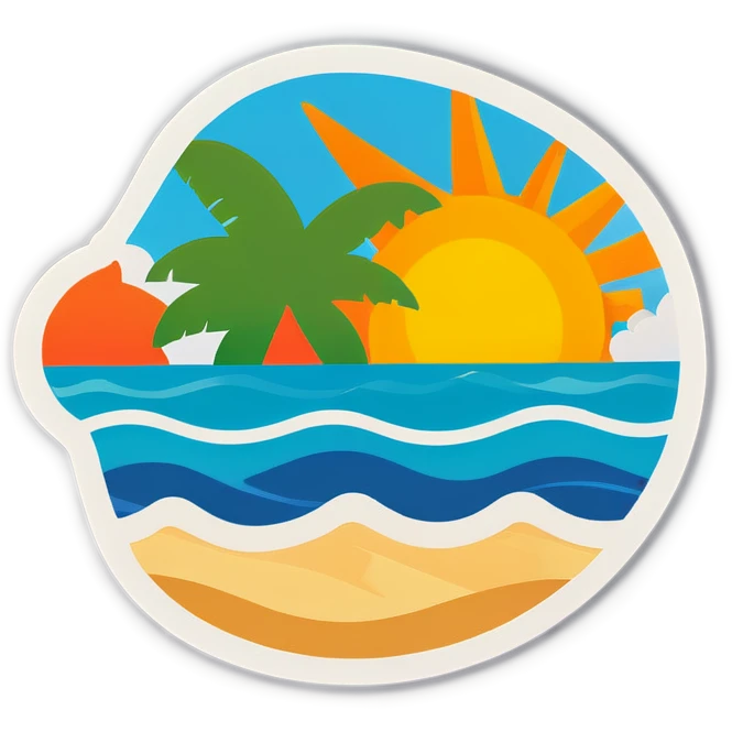 Beach emoji