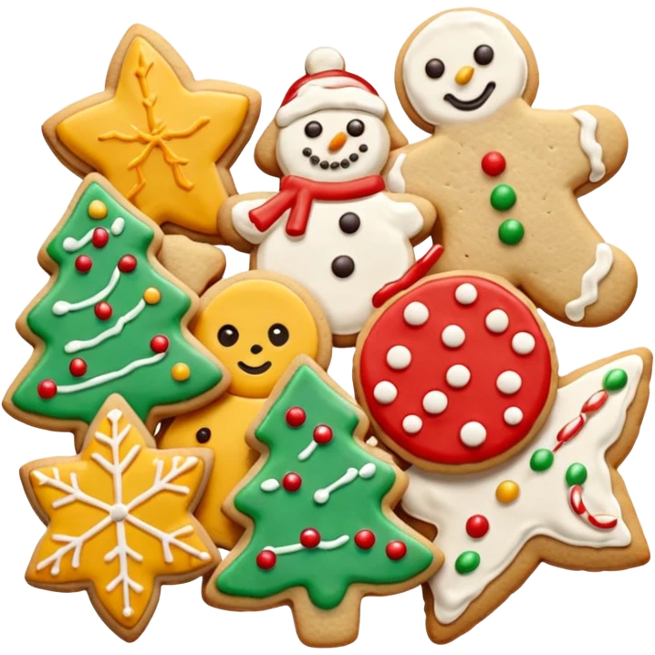 christmas cookies emoji