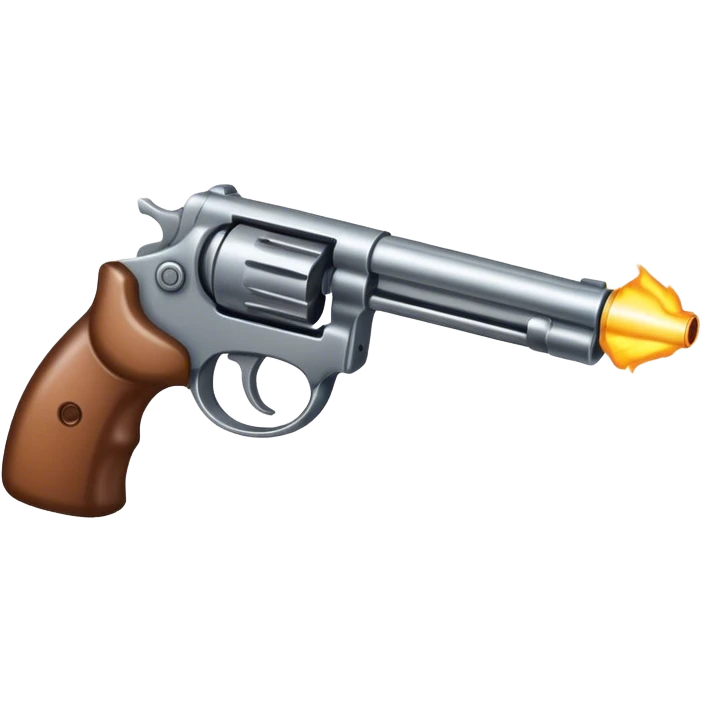 Gun being shot emoji