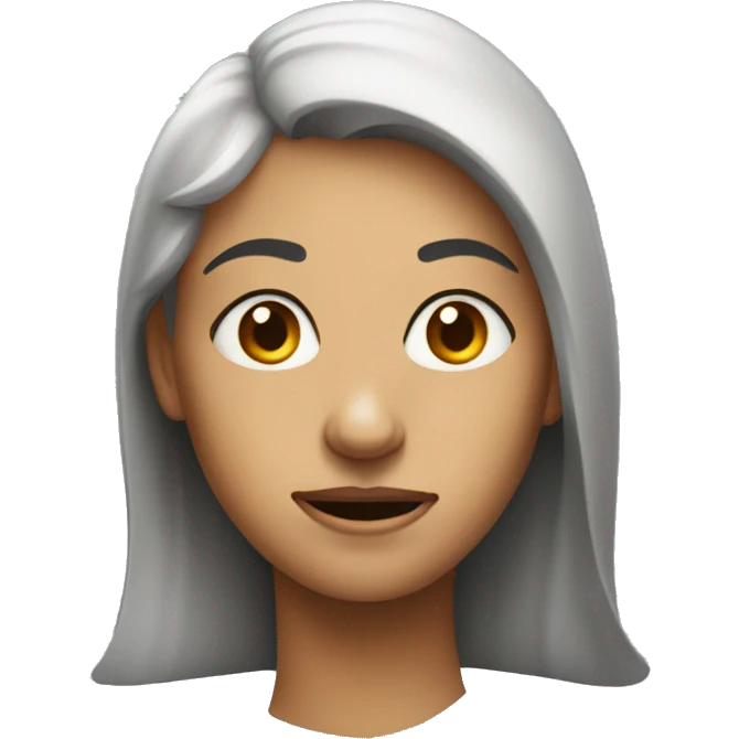 woman with grimace and looking to the side emoji