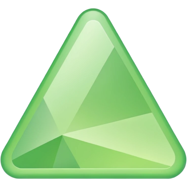 Light green triangle emoji