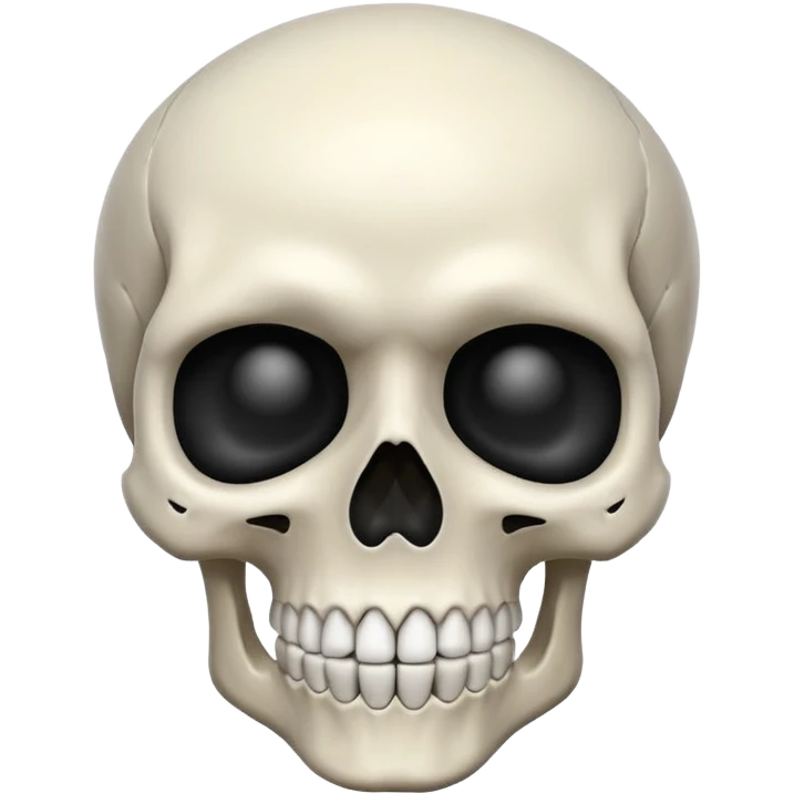 skull emoji, simple and expressive emoji