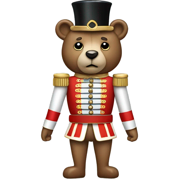 Nutcracker Bear emoji