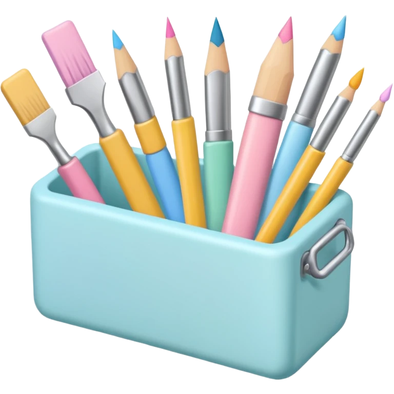 aesthetic school tools pastel emoji