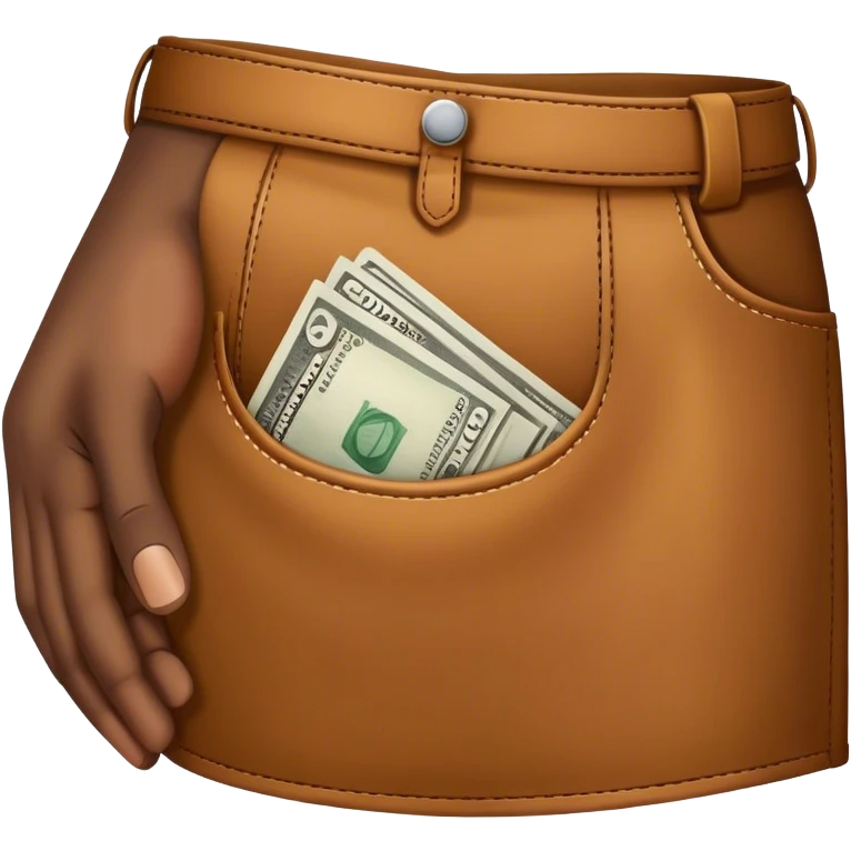 Hand showing empty pockets emoji