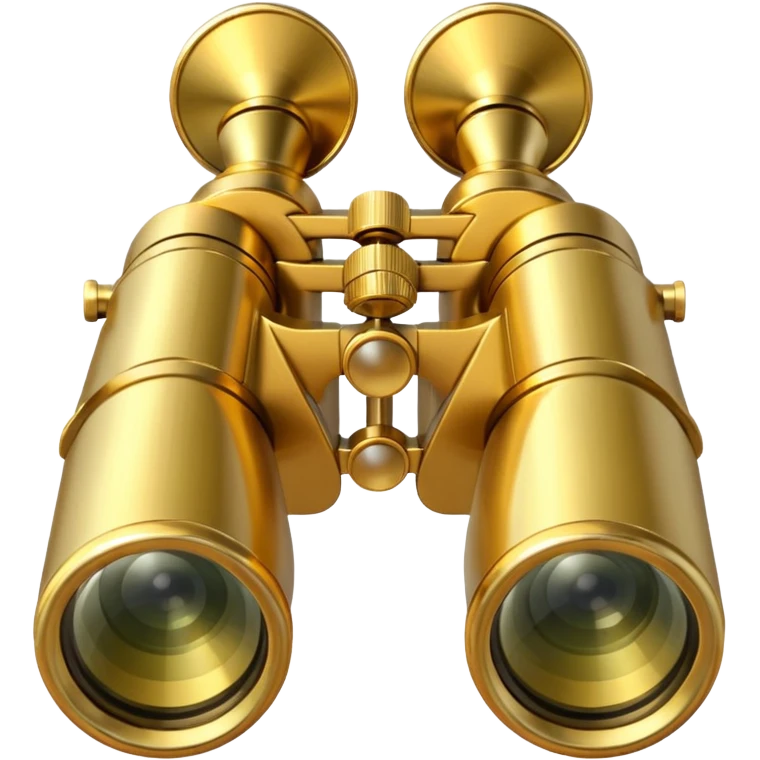 gold binoculars with BIG lenses emoji
