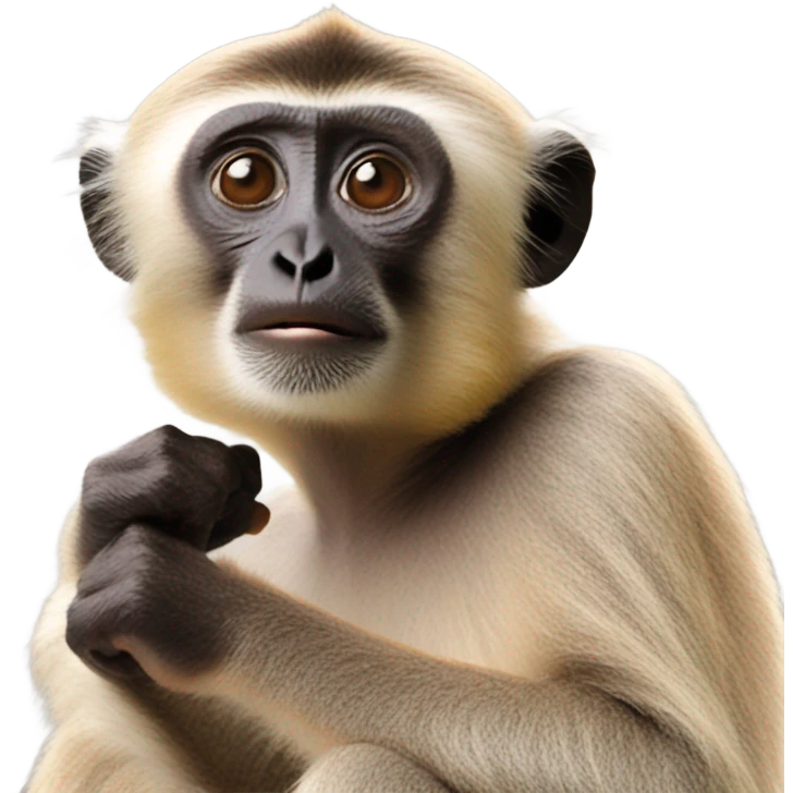 Gibbon monkey￼ emoji